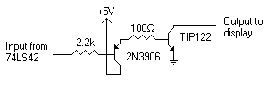 Eggcrate transistor setup