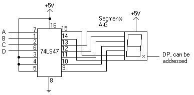 Numitron control circuit